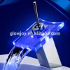 (LF-003)Hot sale China LED basin faucet new type LED tap three light basin mixer