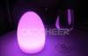 Low power consumption PE Plastic led garden ball light glow in the dark