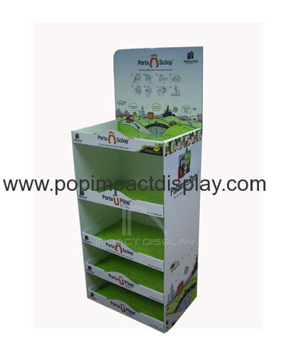 Impact Display POP Cardboard Floor Display Stand