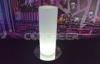 Polyethylene Rechargeable Movable led pillar light for indoor decoration