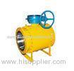 Anti-Fire Pneumatic Forged Steel Ball Valve Low Torque For Gas Industry