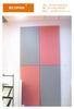 Acoustic Fabric Wrapped Wall Panels , Insulated Rigid Glass Fiber Board