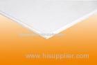 White Or Black Fiberglass Acoustic Board / Thermal Insulation Panels 595 * 595 , 12mm