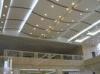 Eco Friendly Fiberglass Soundproofing Curved Ceiling Panels For Building , Heat Insulation