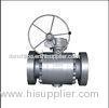 Manual Forged Steel Ball Valve Trunnion For Oil Industry , DN50 - DN900