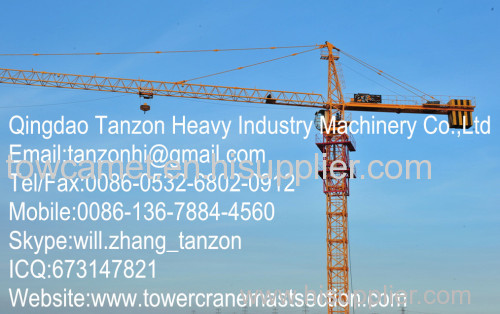 Self Climbing Building Tower Crane 140m For Civil TC5010A