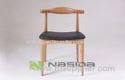 Natural Upholstered Dining Room Chairs , kitchen Hans Wegner Elbow Chair