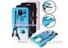 Blue PC Samsung Galaxy Phone Cases Durable With Water Transfer Design