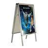 Silver technique metal display stand / aluminum a frame display boards