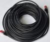 cat6 15m F/UTP LSZH black jacket 27awg copper version patch cord