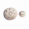 Button Silver Electrical Relay Contacts , AgCdO silver alloy contact material