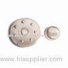 Button Silver Electrical Relay Contacts , AgCdO silver alloy contact material