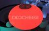 Oblate Spheroid IR / RF Remote Control PE plastic Led Ball Color Change