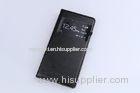 Black Color Samsung leather case for Sumsung Mega