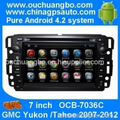 Ouchuangbo Car Media Radio DVD System for GMC Yukon /Tahoe 2007-2012 Android 4.2 GPS Navigation iPod USB 3G Wifi TV