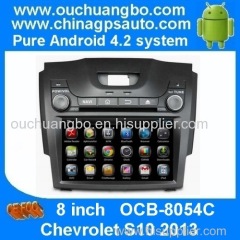 Ouchuangbo Auto GPS Navigation iPod USB Radio System for Chevrolet S10 2013 Android 4.2 DVD VCD 3G Wifi