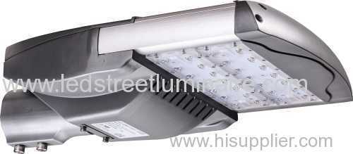 Vertical/horizontal installable 65W LED street lighting with Mean Well driver and UL DLC CE GS CB certificated