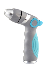 Adjustable metal thumb-control spray gun