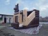 Grey Bear Inflatable Castle With Combos Bouncer House / Blow Up Slide