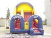 Custom waterproof PVC Commercial Inflatable Slide Rental With Double Lane