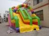 Large outdoor commercial Inflatable Slide With Sunshine Arch For Garden