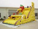 Halloween Giant Commercial Inflatable Slide Rental , Inflatable Bounce Slide