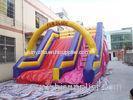 Giant Commercial Double Lane Inflatable Slide With waterproof 0.55 mm PVC