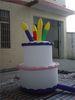 Custom Attractive Birthday Cake Holiday Inflatables decorations For Party