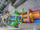 Funny Plato TM Large Inflatable Obstacle Course , Bouncy Castles Obstacle Course