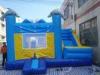 Kids Dolphins Inflatable Combo Bouncers , Commercial inflatable jumpy house