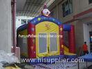 Safety Clown Inflatable Combo Bouncers bounce house For amusement park