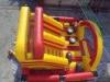 Carriage Wheel Inflatable Bouncy Obstacle Course Inflatables Interactive Games