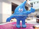 Water Drop Advertising Costumes , Light Weight inflatable mascot suit