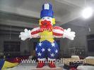 Funny Clown Advertising Inflatable Mascot Costumes For Exhibition Show