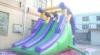 Custom 0.55 mm PVC / plato TM Inflatable Water Slide With Climber for aqua park
