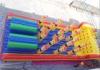 Rent Huge backyard SpongeBob tunnel Inflatable Obstacle Course
