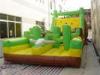 OEM Green Antelope Plato TM Inflatable Obstacle Course With bounce slides rentals