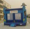 Blue Dolphins Small commercial jumping castles With bounce house , EN14960