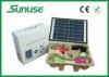 Portable rechargable camping / hiking / home solar lighting system with mobile charger