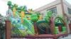 0.55 mm PVC Dinosaur Park Commercial Inflatable outdoor Slide for Promotion