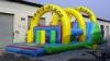 Huge Flame retardant Inflatable Obstacle Course fireproof plato TM For Kids