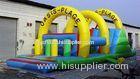 Huge Flame retardant Inflatable Obstacle Course fireproof plato TM For Kids