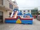 Well tailed Flame Retardant PVC Tarpaulin Outdoor Blow Up Obstacle Course With CE / UL