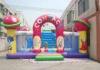 Custom Outdoor Jurassic Park giant inflatable bouncers For Amusement Park