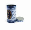 custom round airtight tea tin can supplier in china