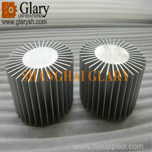 GLR-HS-009 123mm Round Aluminum Extruded Heatsink Profiles