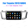 China Factory 2 Din Car Android Stereo Tull Touch System Toyota RAV4 2013 GPS Multimedia With TFT Screen
