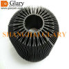GLR-HS-076 135mm Black Round Aluminum Extrusion Profile Heatsinks