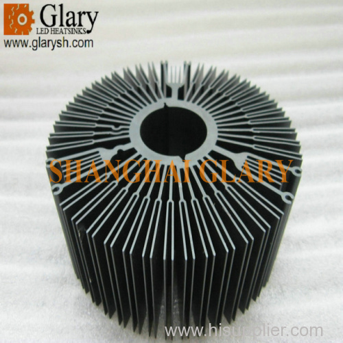 GLR-HS-047 140mm Round Extruded Cooler Aluminum Profile Heatsinks