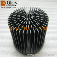 GLR-PF-09255 92mm 18W black blade fin cooler forging heatsinks